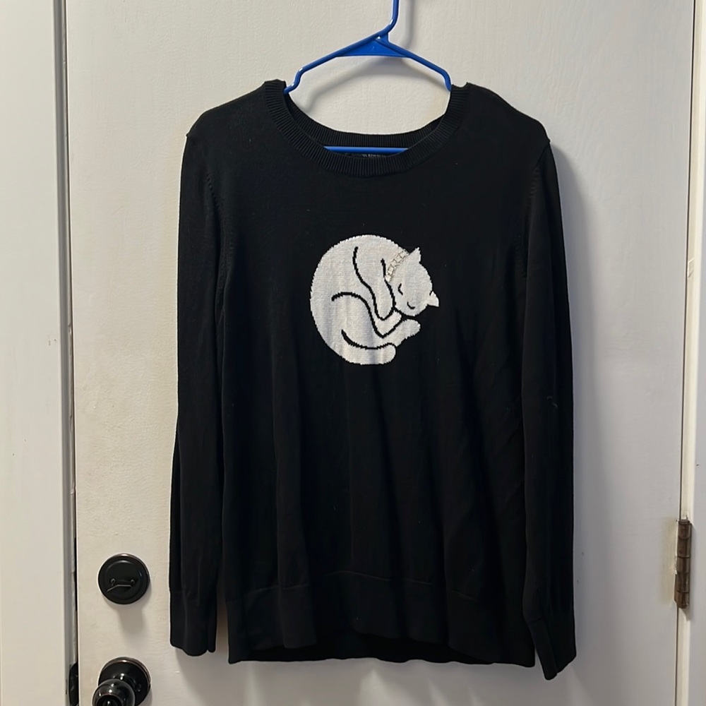 Black sweater from Banana Republic